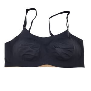 Knix Black/Beige Reversible Wireless Removeable Strap Evolution Bra Size 4